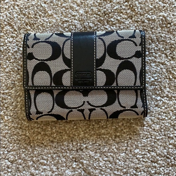 Coach Handbags - Black Coach Wallet